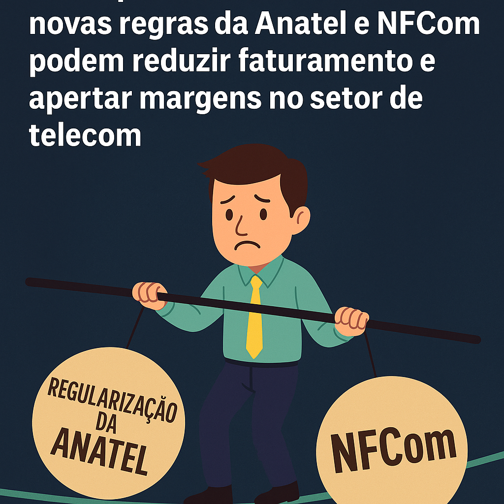 Pequenos provedores na corda bamba: novas regras da Anatel e NFCom podem reduzir faturamento e apertar margens no setor de telecom